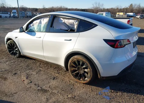 2021 Tesla Model Y Long Range Dual Motor All-Wheel Drive из США, поврежденный, VIN 5YJYGDEEXMF065763
